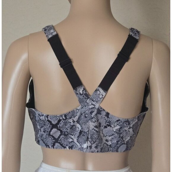 Victoria's Secret Knockout Front Close Sports Bra Gray underwired size 36DDD - Picture 3 of 6